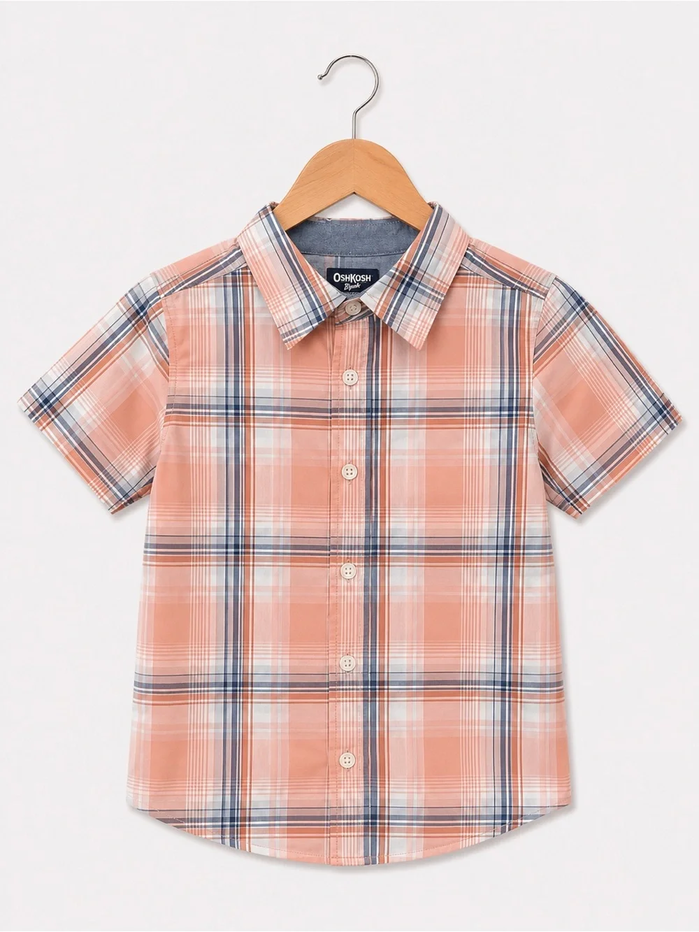 NWOT New Oshkosh B’gosh Plaid Shirt 4T